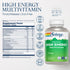 SOLARAY High Energy Multivitamin, No Iron, 1/Day, Timed-Release Formula, 120 VegCaps
