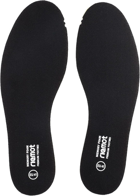 riemot Memory Foam Insoles for Men Women, Super Soft Replacement Innersoles for Slippers, Sneakers, Running Shoes,