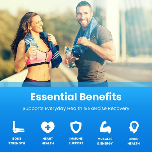 NutraChamps Magnesium Zinc & Vitamin D3 Supplement, 120 Vegan Capsules for Bone, Muscle & Heart Health, Immune Support
