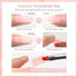 ROSALIND Pink Poly Nail Gel, 2 oz Soft Pink Poly Extension Gel for Natural Builder Nail Decoration, Long-Lasting