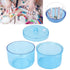 Portable Nail Art Cleaning Box, Nail Sterilizer Box for Manicure Tools, Cleaning Container for Accessories (Blue)