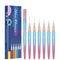 Shince Chance 6Pcs Nail Art Liner Brushes Set, Blue Fine Drawing Brush Pens for Gel Polish and Acrylic Nail Art