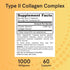 Jarrow Formulas Type II Collagen Complex, 1000 mg Supplements, 60 Capsules, 30 Day Supply, Supports Skin and Joint