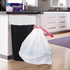 DURRA BEST. 13 Gallon Tall Kitchen Drawstring Trash Bags, 45 Count, Ultra Strong White Garbage Bags