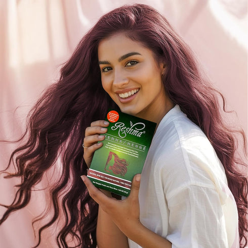 Reshma Beauty 30 Minute Henna Hair Color, Wine Red, 100% Gray Coverage, 1.05 oz