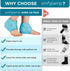 Comfytemp Ankle Ice Pack Wrap, Reusable Gel Packs for Swelling, Foot Pain Relief, Hot Cold Compression for Injuries, 2