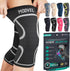 Modvel Compression Knee Brace for Women & Men - 2 Pack, Knee Support Compression Sleeve for Running, Sports, Pain Relief