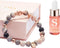 Aromatherapy Bracelet and Lavender Essential Oil Gift Set, Chakra Crystal Beaded Bracelets