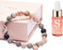 Aromatherapy Bracelet and Lavender Essential Oil Gift Set, Chakra Crystal Beaded Bracelets