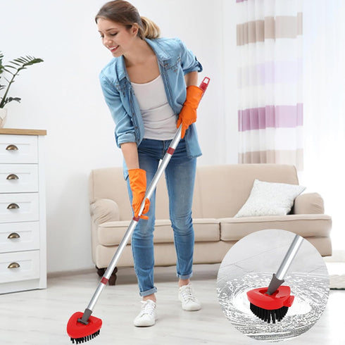 OKcedier 1 Pack 2-Tank 1-Tank Small Scrub Brush Replace Head ONLY for O Cedar RinseClean Spin Mop, NOT for EasyWring
