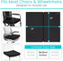 Tailbone Vive Orthopedic Seat Cushion - Folding Wheelchair Cushion - for Stadium, Car, Office Chair Seat - Portable