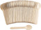 Mart Wooden Disposable Spoons, 100pcs, 6in Biodegradable Compostable Dessert Spoons for Parties