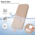 Sakolla Travel Makeup Brush Holder, Silicone Makeup Bag with Zipper Closure, Washable Organizer Case
