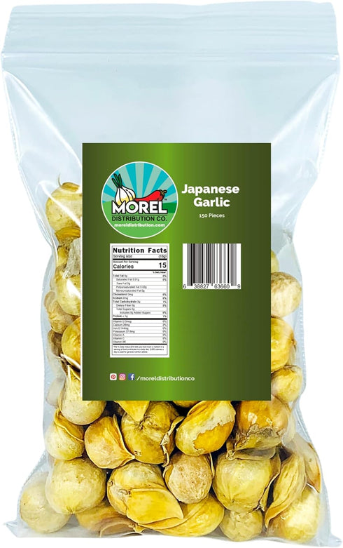 Morel Distribution Company Japanese Garlic//AJO Japones (100% Natural!!) Choose Your Count per: (30-60-130-150-250-400) (150)