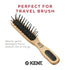Kent PF21 Narrow Cushion Paddle Brush, Taming Fine Pins, Detangling Long, Thick and Curly Hair, Made in England