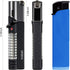 YUSUD Butane Fuel Lighter, 2 Pack Windproof Torch Jet Lighters with Visible Gas, Lockable Flame, Unique Gifts