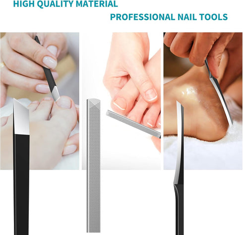 SZQHT Podiatrist Toenail Clippers Set, Professional Heavy-Duty Nail Clippers for Thick & Ingrown Nails