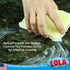 LOLA Nylon Net & Sponge Cleaning Pad | Non-Scratch Scrubbing pads | Similar to Turn-A-Bout Sponges | Safe On Non-Stick Surfaces and Coated Cookware | Gentle Effective Cleaning | Green Color - 2 Pack