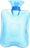 Transparent Blue Hot Water Bottle Portable Reusable Thick Hot Water Bag for