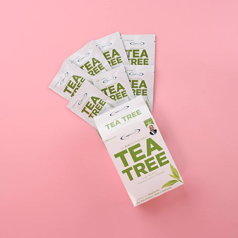 The Eye Doctor Tea Tree Eyelid Wipes, 40 Cleansing Lid Wipes for Dry Eye Blepharitis MGD & Demodex