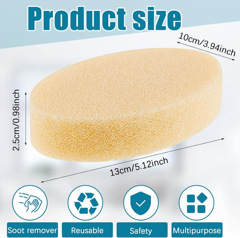 4 Pcs Reusable Sponge Dry Lampshade Cleaner, Fabric Cleaner for Removing Dirt, Dust, Pet Hair & Artwork