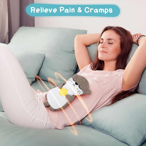 Pack Microwave Heating Pad for Period Cramps,Otter Microwavable Heating Pad for Shoulder Neck Back Knee Pain Relief