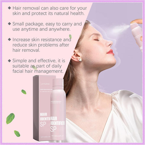 VEZE Face Shaving Hair Identifier Sp-Gel - Skin Dermaplaning Sp-Ge for Moisturizing and Skin Care, Pink