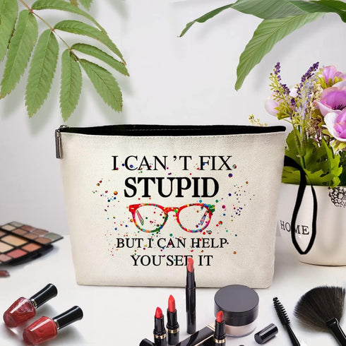 Optometrist Cosmetic Bag Keychain Pendant - Gifts for Eye Doctor and Optometry Students