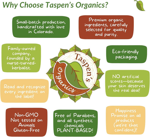 Taspen's Organics Taspens Organics Magnesium No More Aches Cooling Cream Topical Magnesium Cream for Muscle Relief