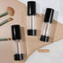 RONRONS 1oz Airless Pump Bottles, Refillable Leak Proof Travel Toiletry Containers for Lotion, Gel, Foundation (3