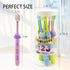 SNOWROSE 8 IPX7 2-12 Pcs Soft Bristles Kids Toothbrushes and Kids Electric Toothbrush U-Shaped Ultrasonic Waterproof