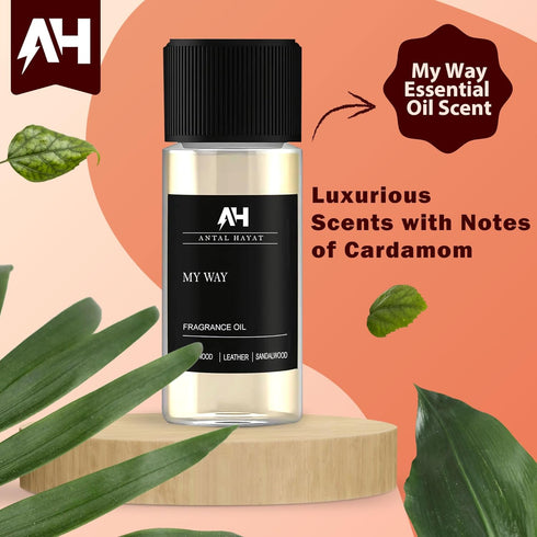 Hotel Scents My Way 20mL Essential Oil Scent for Diffusers - Antal Hayat - Home Luxury Scents - Lemon, Comforting Sandalwood, Warm Cedarwood & Pretty Iris