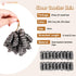PHOCAS HairPhocas 5 Packs Synthetic Crochet Hair 10 inch 20roots/pack (Gray)