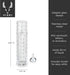 Viski Martini Atomizer, Perfect for Vermouth or Bitters, Travel Spray Bottle, Refillable Bar Sprayer, 30 ml