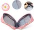 Honbay Pink Large Sanitary Napkin Organizer - Versatile Pouch for Tampons and Makeup
