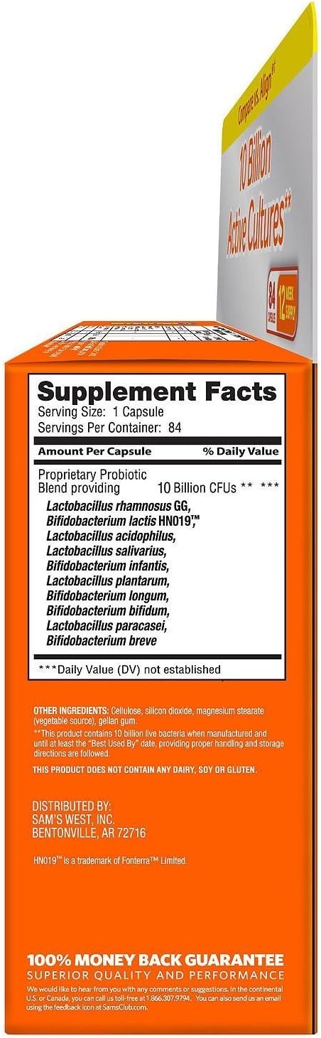 Member's Mark Probiotic Digestive Care Supplement - 2 Bottles of 42ct