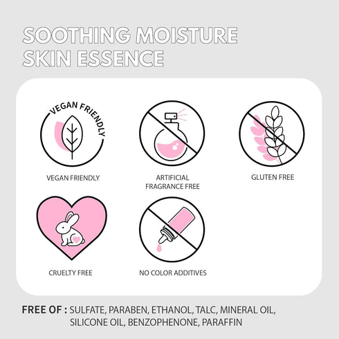 Soothing Non-sticky Face Moisturizer Essence Serum, 5 Oz for Oily Dry Sensitive Skin, 7-Hyaluronic Acids