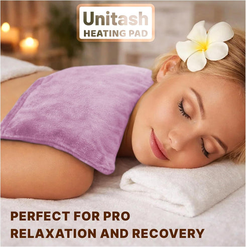 UNITASH Microwavable Heating Pad for Period Cramps, Heating padMachine Washable Cover-Heating Pad, Portable Menstrual