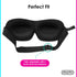 Mumi Sweet Dreams Kit - 3D Memory Foam Sleeping Mask with Adjustable Strap, Blocks Light Effectively, Includes Ear