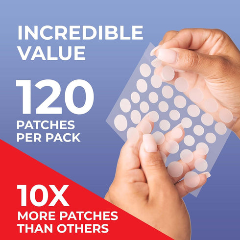 KEYCONCEPTS Salicylic Acid Pimple Patches (120 Pack) with Tea Tree Oil - Zit Patch & Pimple Stickers for Skin Care