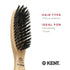 Kent PF10 Natural Boar Bristle Brush for Hair Straightening, Styling, Smoothing - Travel-Friendly