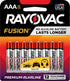Rayovac AAA Batteries, Fusion Premium Triple A Alkaline, 8 Count