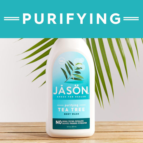 JASON Tea Tree Purifying Body Wash, 30 Fluid Ounces