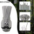 Shining Silver Paper Straws for Drinking, 100 Disposable Metal Silver Drinking Straws for Wedding Decoration