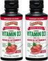 Barlean's Pack of 2 Vitamin D3 Liquid Supplement for Kids and Adults,