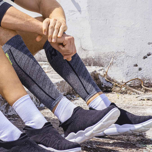Zensah Ultra-Light Compression Leg Sleeves for Shin Splint Relief - Calf Support