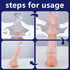 XCASLY q6654491 Transparent Threaded mace Condom Male Condom Adult Lock fine Ring Crystal Sleeve