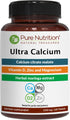 Pure Nutrition Ultra Calcium Citrate, 1250 mg - Highly Absorbable Calcium Supplement with Vitamin D, Magnesium and Zinc