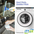 ITTAR Window Cleaner Squeegee, Rotatable Squeegee and Microfiber Scrubber, Extendable Stainless Steel Pole