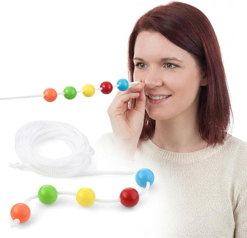 NCHEMDL 10ft Adjustable Vision Convergence Insufficiency Training Kit,5 Movable Beads for Eye Coordination